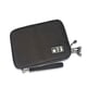 thumbnail image 1 of Sonducket Bolsa de almacenamiento de Cable USB impermeable de 2 capas, portátil, para viajes en casa, oficina, dormitorio, disco Flash, línea Carteras S Negro, 1 of 6