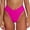 Hot Pink, variant on KONDYS Women Bikini Bottom Sexy V Cut High Cut Swimsuit High Waisted Bathing Suit Bottoms Beachwear Swimwear Brazilian