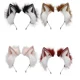 thumbnail image 3 of Diadema hecha a mano con orejas de zorro, Lobo y gato para mujeres y hombres, bonito disfraz para fiesta de disfraces, accesorios para la cabeza de Halloween, 3 of 3