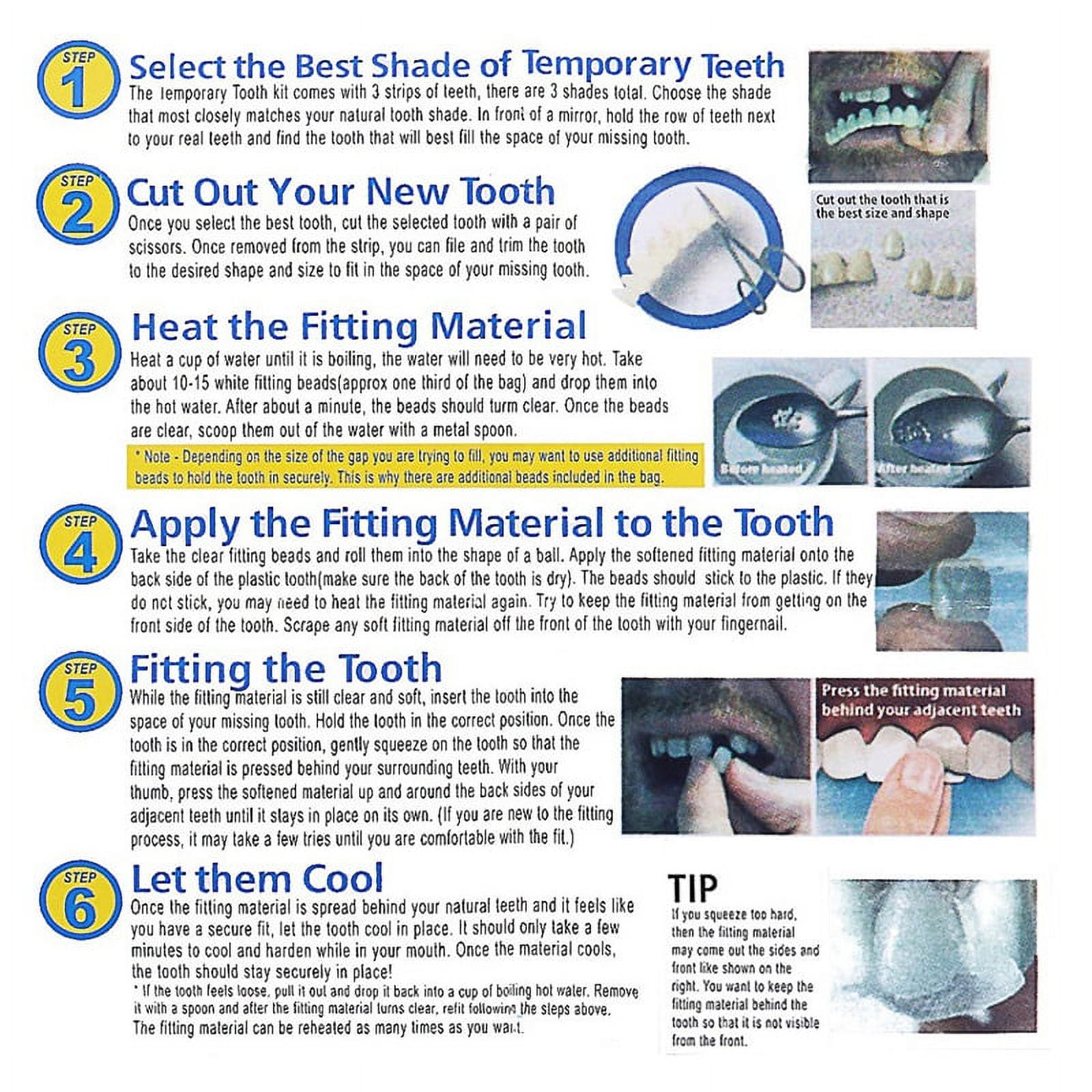 tooth repair kit from walmart｜TikTok Search