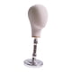 thumbnail image 5 of Soporte para peluca, modelo de cabeza de maniquí, exhibición de estilo multiusos, cabeza de exhibición para sombrero de Halloween, auriculares, joyerí Base beige w argent, 5 of 8