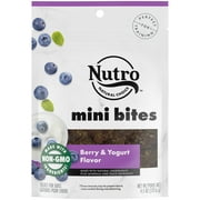 NUTRO Mini Bites Small Natural Dog Treats Berry & Yogurt Flavor, 4.5 oz. Bag