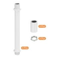 thumbnail image 3 of Uxcell Lighting Downrod 4 Inch Long M10 Threaded Extension Rod Lighting Fixtures White 4 Set, 3 of 5