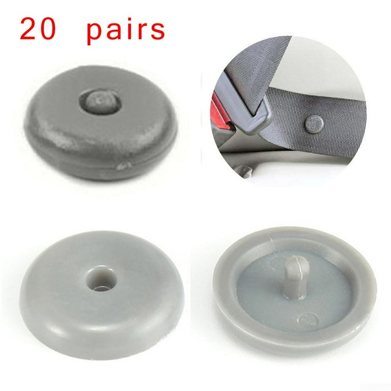 Seat belt stop button gray deals