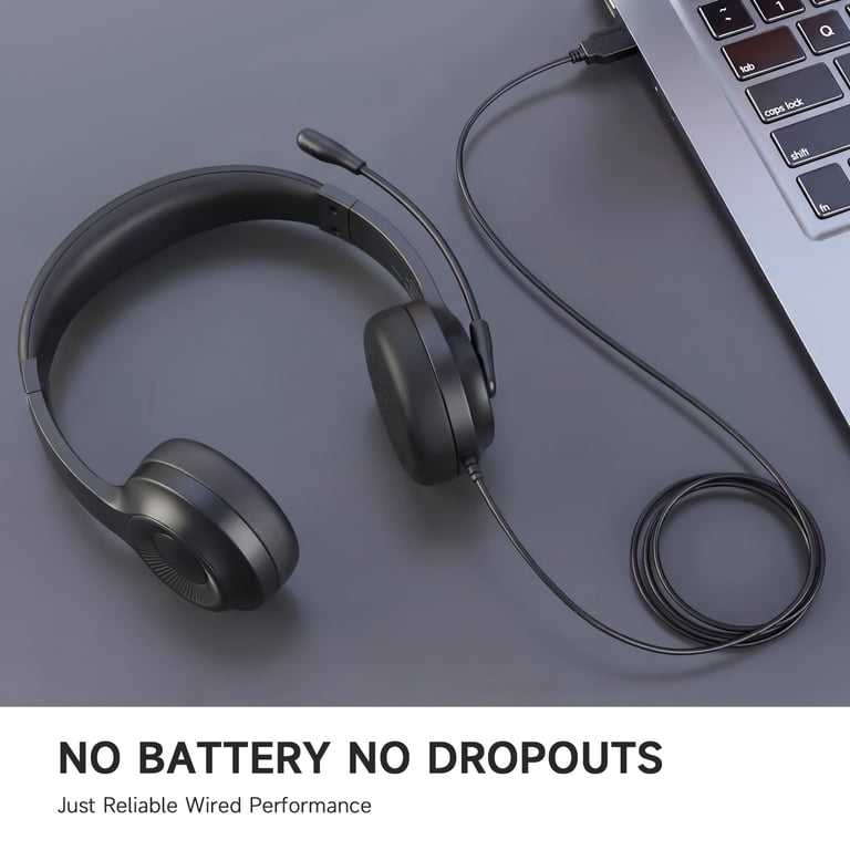 Froura Wired Call Center Headset with Noise Cancelling photo 6
