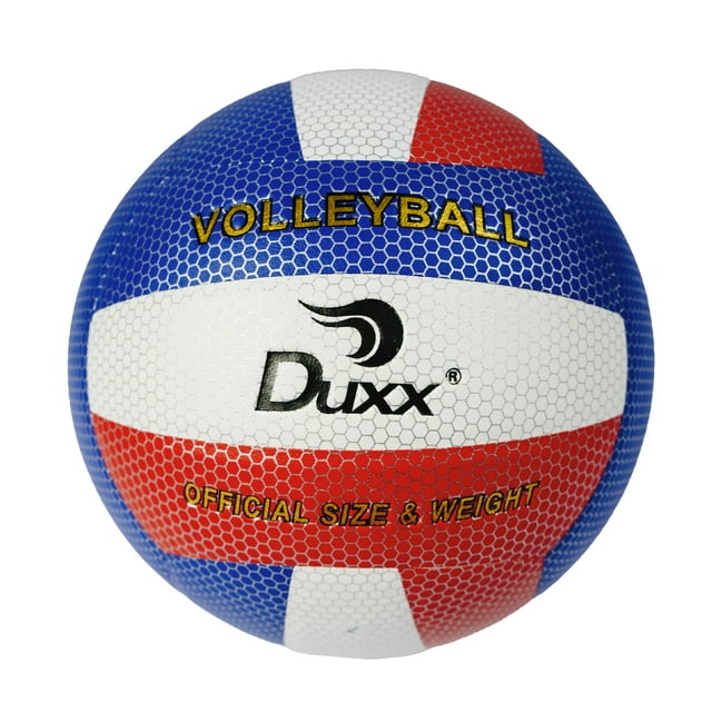 Balón Voleibol Duxx PU #5 BCO/AZUL/ROJO
