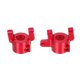 thumbnail image 5 of Nudillos de dirección delantera de metal C Hub Carrier Juego de bloqueo del eje trasero para Axial S Romacci Rojo, 5 of 7