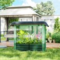 thumbnail image 2 of Outsunny Galvanized Raised Garden Bed with Crop Cage and Shade Cloth, 2 of 10