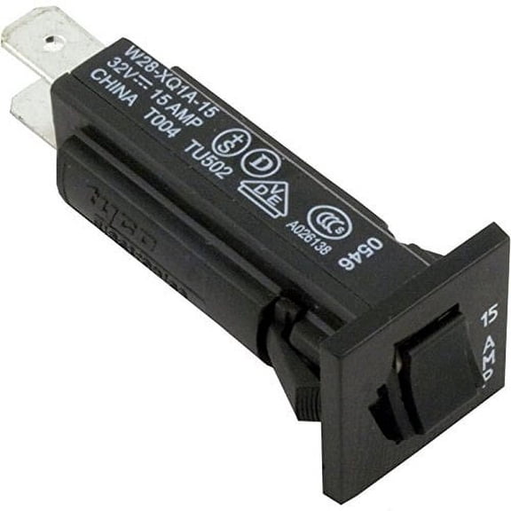 Potter & Brumfeld W28-XQ1A-15 Thermal Circuit Breaker 15A 1P 250V - W28XQ1A-15