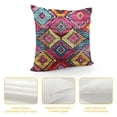 thumbnail image 4 of YINGXI Pink Cover Square Pillowcase Soft Pillow case Home Decor for Living Room Couch Sofa car 24x24in, 4 of 5