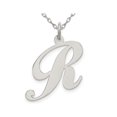 thumbnail image 1 of Collier Pendentif Initial en Argent Sterling avec Chaîne, 1 of 4