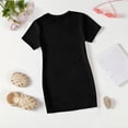 thumbnail image 7 of Abcomgle Summer Dresses for Girls 14-16 Casual A Line Short Sleeve Girls Tshirt Dresses Solid Crew Neck Sundresses Lightweight Dresses,Black,7-8Years, 7 of 7