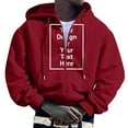 thumbnail image 5 of Mens Hoodies Pullover 2025 Fall Winter Long Sleeve Classic Plain Zip Up Hoodie with Pockets Hooded Sweatshirt, 5 of 6