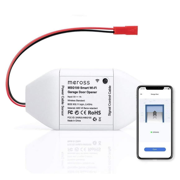Abridor de puerta de garaje WiFi inteligente con control remoto