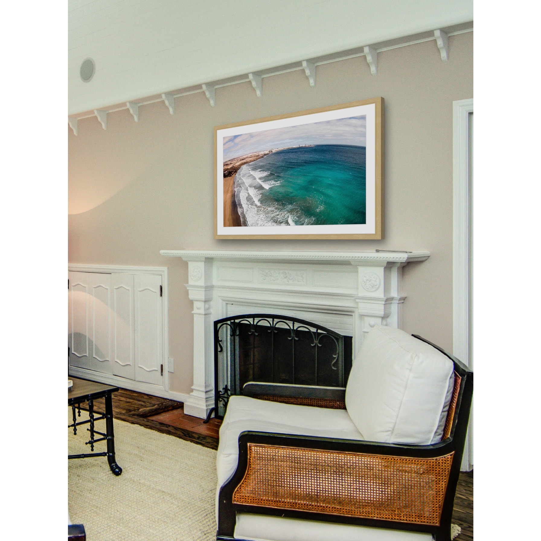 Marmont Hill "Wave after Wave" by Karolis Janulis Framed Painting Print