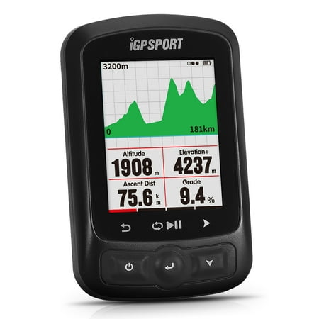 iGPSPORT GPS Cycling Computer IGS618 ANT+ Function with Road Map Navigation Cycling Bicycle GPS Computer Odometer with (Best Road Bike Gps)