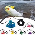 thumbnail image 2 of Long Cable Bird Harness Decorative Lightweight Parakeet Parrot Vest Rope For Bird, 2 of 5