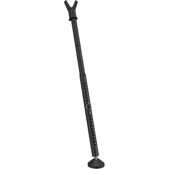 FLY HAWK Sliding Door Security Bar & Door/Window, 1 Pack Door Stopper Security Bar, 28-45Inch Door Jam Adjustable for Apartment Bedroom,Black