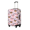 thumbnail image 3 of Luggage Cover Anti Scratch, Pink Butterfly Daisy Elastic Suitcase Protector Suitcase Covers for Luggage Fits 18-32 Inch Luggage, 3 of 6