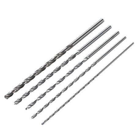 STOBOK 5Pcs Steel Drilling Bit Long Twisting Design for Accurate Metal Drilling