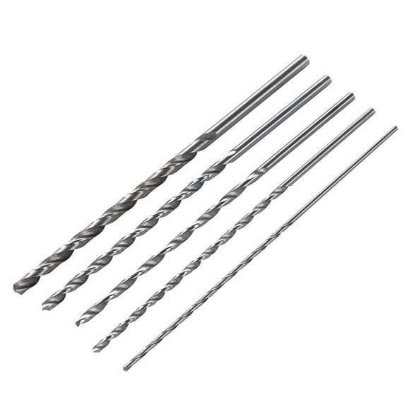 STOBOK 5Pcs Steel Drilling Bit Long Twisting Design for Accurate Metal Drilling