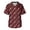 AGH33-Brown, variant on Halloween Mens Scrub Tops Skeleton Cute Print Nurse Shirt Funny Short Sleeve Vneck Workwear Uniforms With Pockets Earthy Yellow M