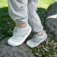 thumbnail image 4 of JAN & JUL Hook and Loop Toddler Shoes with Flexible Soles for Boys and Girls (Silver Star, Size 8 Toddler), 4 of 9