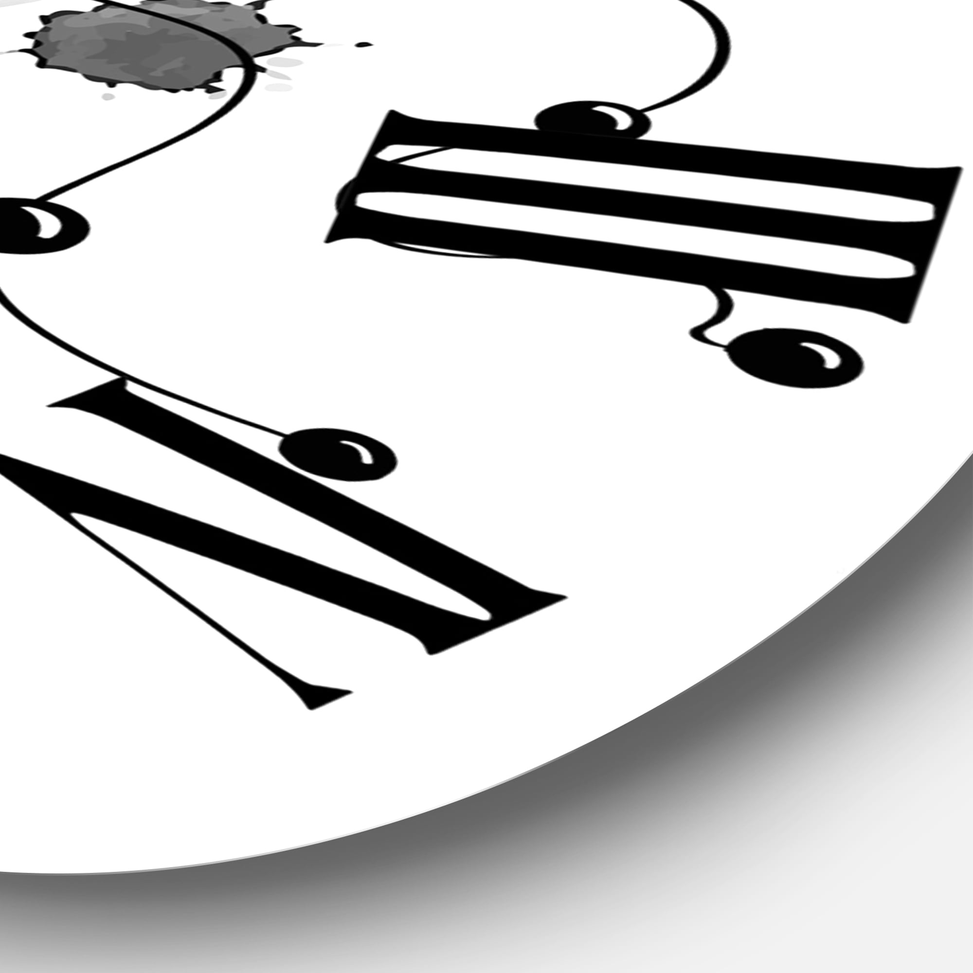 Designart 1 in Traditional Wall Clock