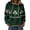 #0278-Green, variant on Pincandy Women's St. Patrick's Day Print Long Sleeve Loose Fit Hoodie with Pockets