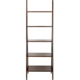 thumbnail image 6 of LEHOME 100% Solid Wood 5-Shelf Ladder Bookcase, Standard, 72"H, Warm Brown, 6 of 11