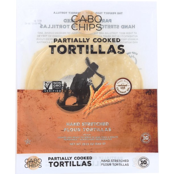 CABO CHIPS Tortillas Flour and Coconut Oil, 19.12 oz