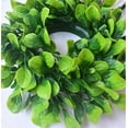 thumbnail image 3 of 1Pc/2Pcs 10inch Boxwood Wreath,Greenery Wreaths for Front Door,Artificial Round Small Wreath,Green Wreath,Mini Wreath for Door Decor Farmhouse Decorating, 3 of 6