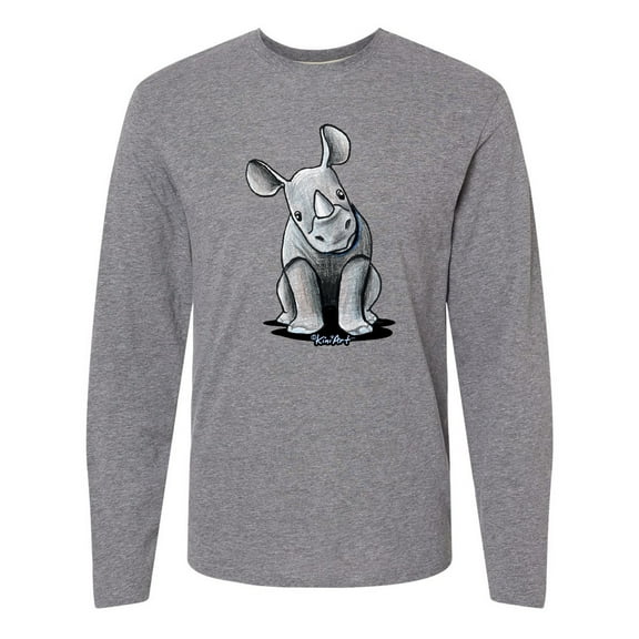 Inktastic Curious Rhinos Long Sleeve T-Shirt