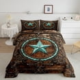 thumbnail image 2 of Castle Fairy Texas Stars Full Size Comforter Sets,Vintage Western Bedding Sets, 2 of 8