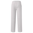 thumbnail image 4 of Girls Baggy Sweatpants Bow Straight Leg Drawstring Lightweight Pants with Pockets Spring Casual 4-16 Years Light Gray 170, 4 of 8