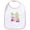 Petal Pink, variant on CafePress - Peppa Pig: Siblings - Cute Cotton Cloth Baby Bib, Toddler Bib