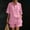 Pink plus size shorts set a1, variant on Cagogo Women Plus Size 2 Piece Shorts Set Casual Summer Cruise Outfits Loose Collared Short Sleeve Shirt Comfy Pants Matching Lounge Tracksuits Travel Airport Outfit Clothes, Khaki 2XL