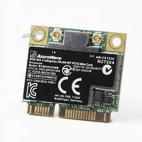 HP 724935-001 WLAN Broadcom BCM4352 802.11ac 2x2 Wi-Fi and BT 4.0