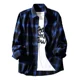 thumbnail image 1 of Camisa A Cuadros Informal De Manga Larga Para Hombre, 1 of 8