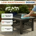 thumbnail image 5 of Pure Garden 26-Inch Outdoor Fire Pit with Screen, Cover, and Poker (Bronze), 5 of 7