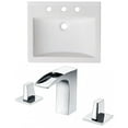 thumbnail image 1 of American Imaginations 21-in. W 3H8-in. Ceramic Top Set In White Color AI-18190, 1 of 1