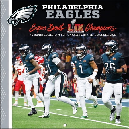 Turner Licensing NFL Philadelphia Eagles 2026 Mini Wall Calendar