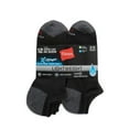 Hanes Men's XTemp Active Cool Lightweight Super Low No Show Socks, 12