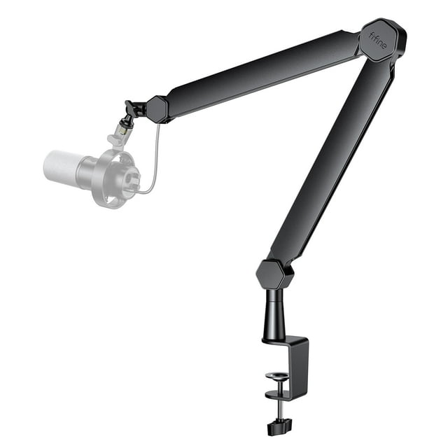 Mic Boom Arm FIFINE BM66 Heavy Duty Metal para podcasts