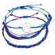 thumbnail image 2 of 3 He Pulseras Multicolores Pulseras Trenzadas Pulseras De Banda Unisex Para Adultos Y Niños A011123 Hugo Pulseras de onda multicapa de cuerda, 2 of 10
