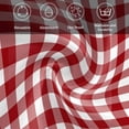 thumbnail image 5 of Farmhouse Buffalo Plaid Cloth Napkins, Red White Checkered Washable and Reusable Dinner Napkins Set of 6, Table Napkin for Kitchen Party Birthday Wedding Hotel Housewarming 20"x20", 5 of 8