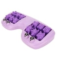 thumbnail image 3 of Dual Foot Massager Roller, PP Promote Blood Circulation 2 In 1 Foot Massager Roller Easy Cleaning Relieve Discomfort Convenient To Store  For Home Purple,Green, 3 of 8