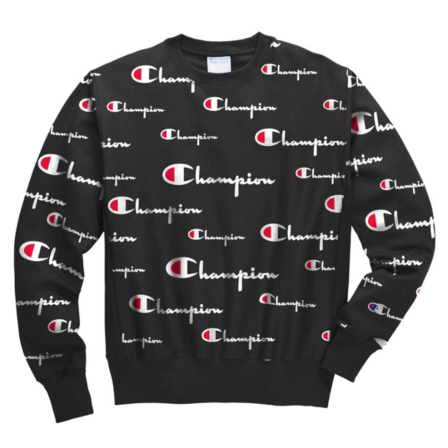 champion reverse weave long sleeve crew
