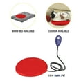 thumbnail image 3 of NAMSAN Dog Heating Pad, Pet Bed Warmer with Chew Resistant Cord & Overheating Protection Heated Pads with LED Indicator for Pets 11.8" Red, 3 of 7
