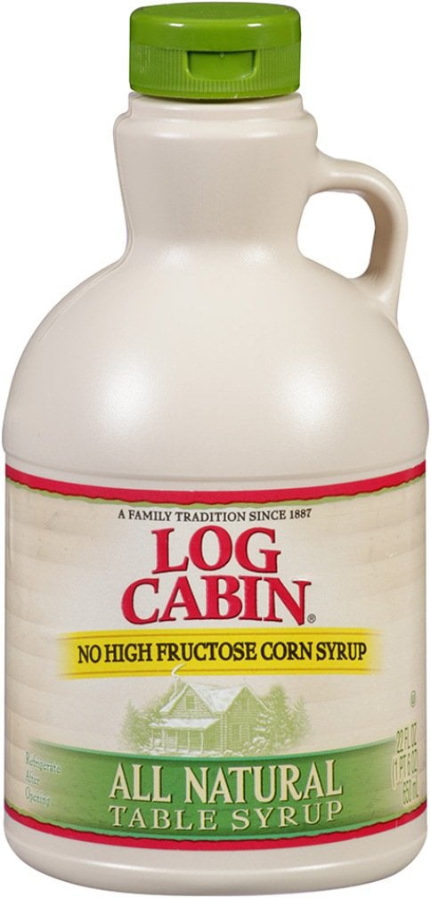  Log  Cabin  Syrup  All  Natural  22 Ounce Pack of 8 